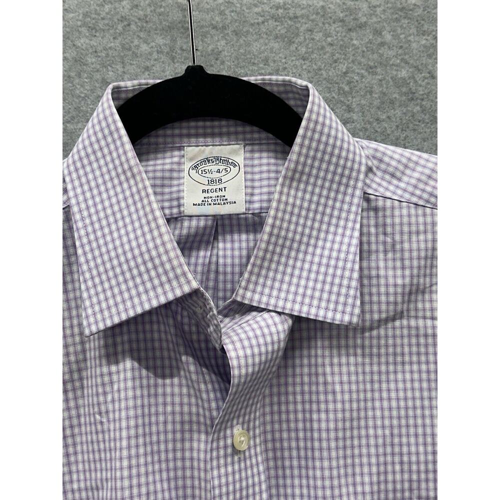 Brooks Brothers Regent Dress Shirt Mens 15.5 4/5 Classic 100% Cotton Pastel